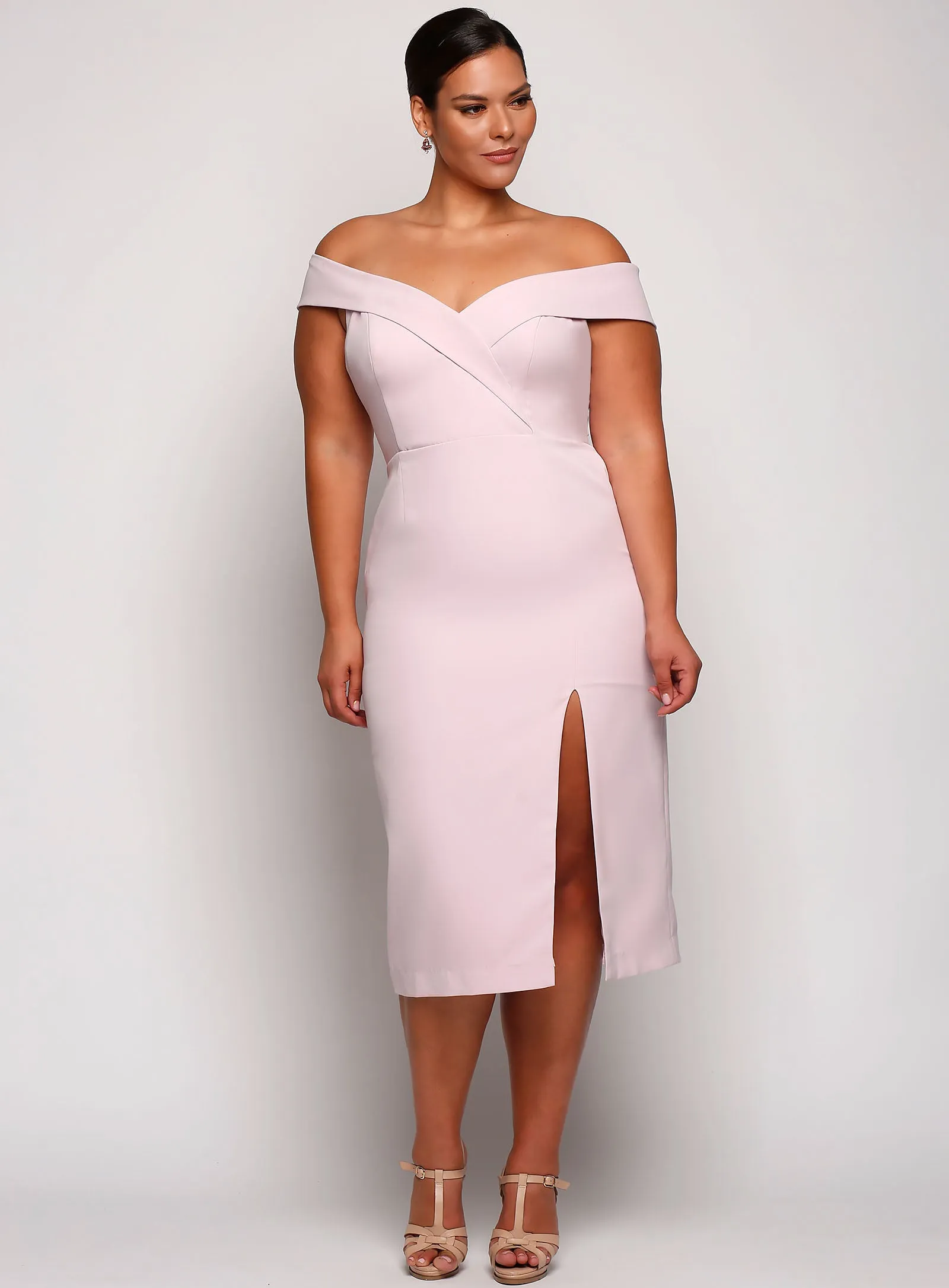 Gia Off Shoulder Midi