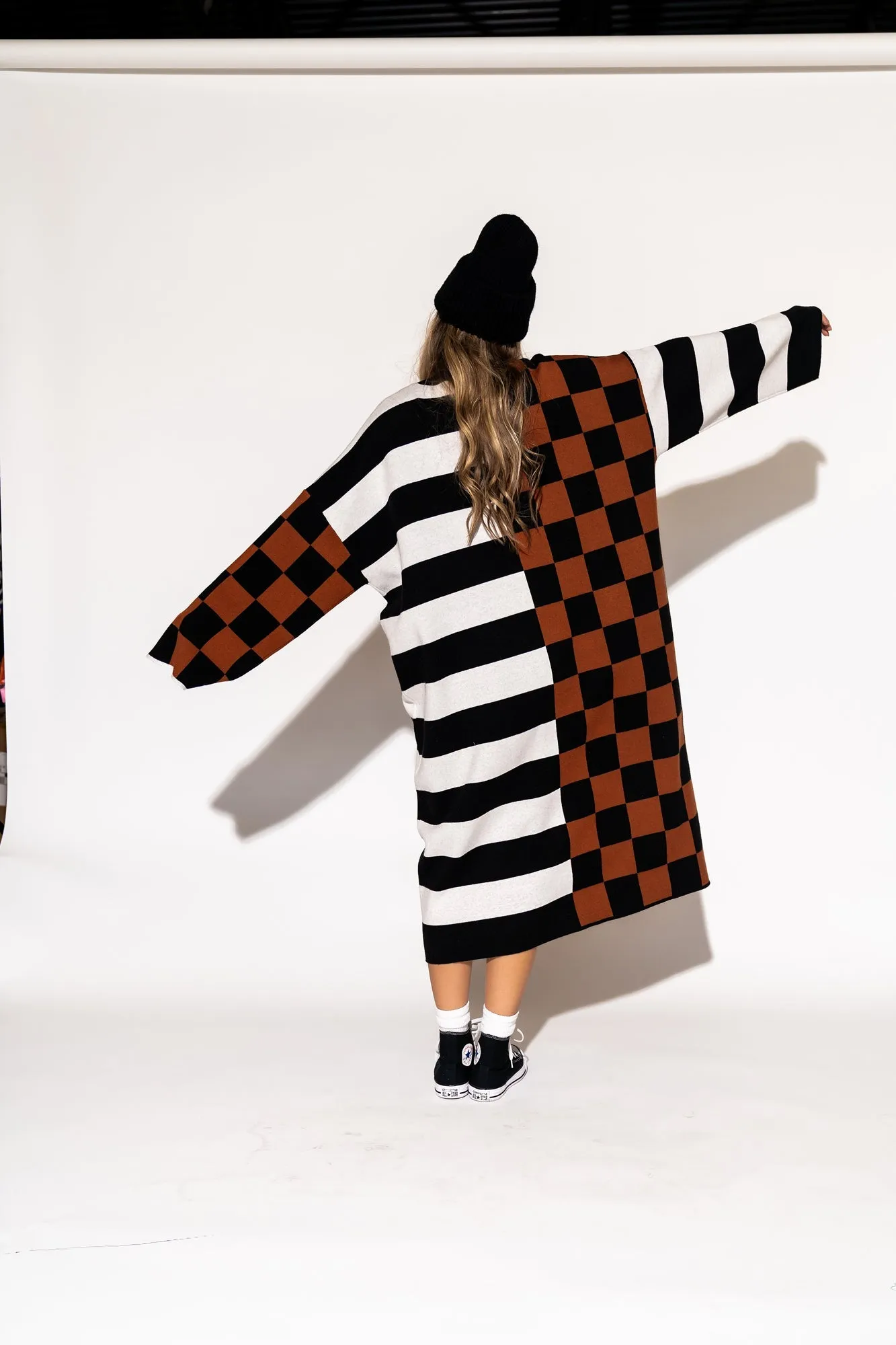 Gimme More Half   Half Oversized Knit Dress