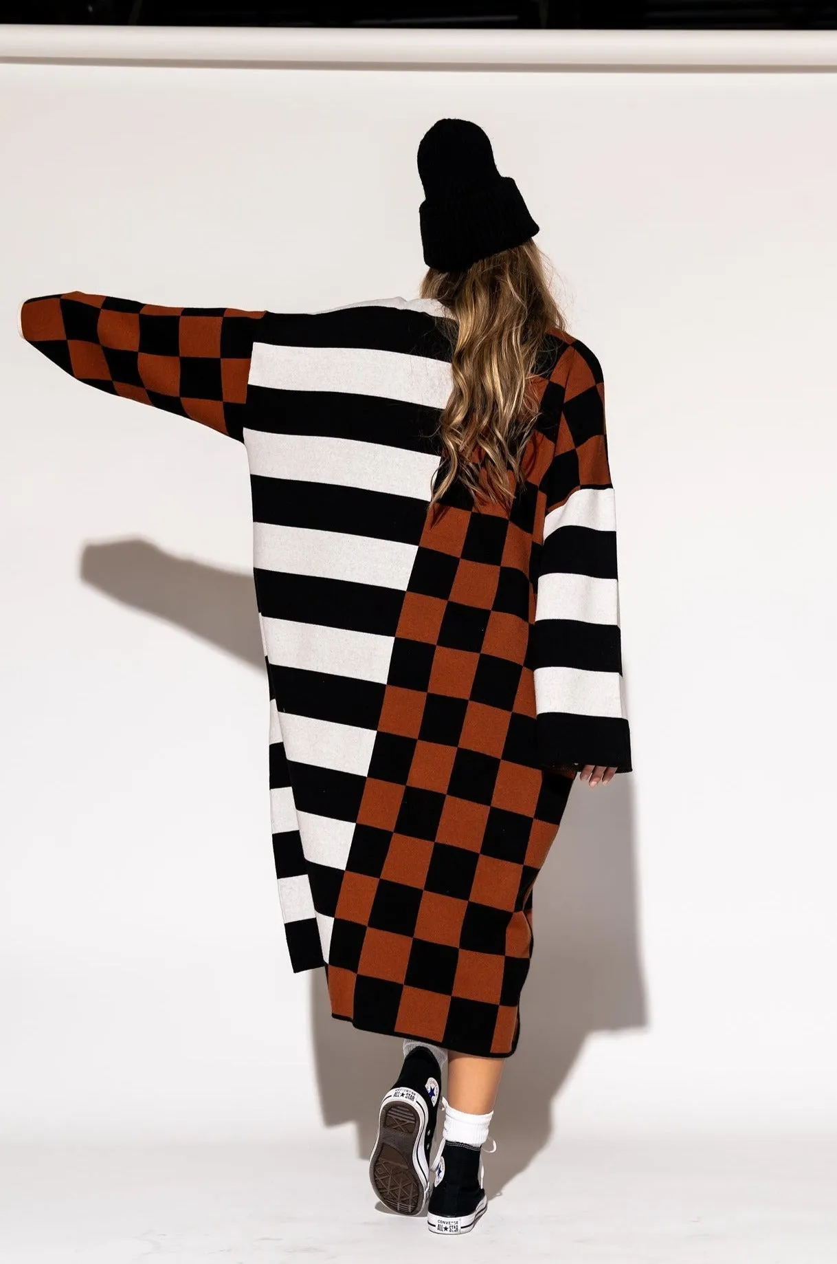 Gimme More Half   Half Oversized Knit Dress