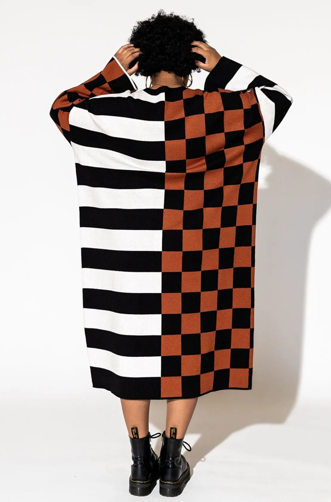 Gimme More Half   Half Oversized Knit Dress