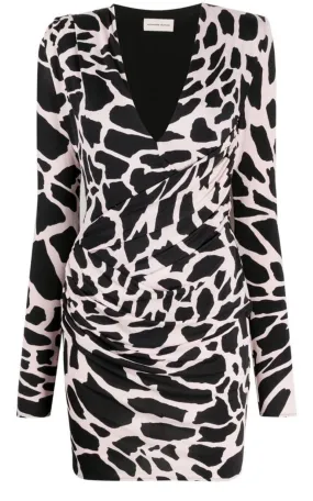 Giraffe Print Mini Dress