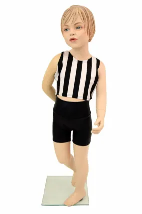 Girls Black & White Shorts & Top Set