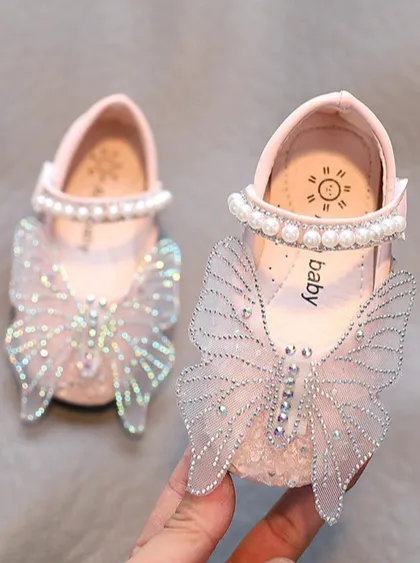 Girls Butterfly Flats by Liv and Mia