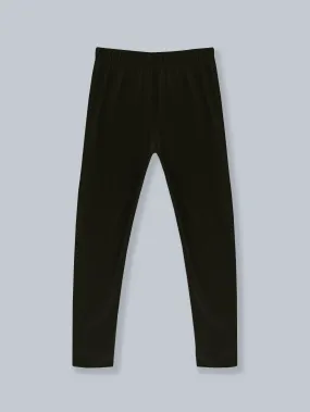 Girls Solid Ankle Length Lycra Legging