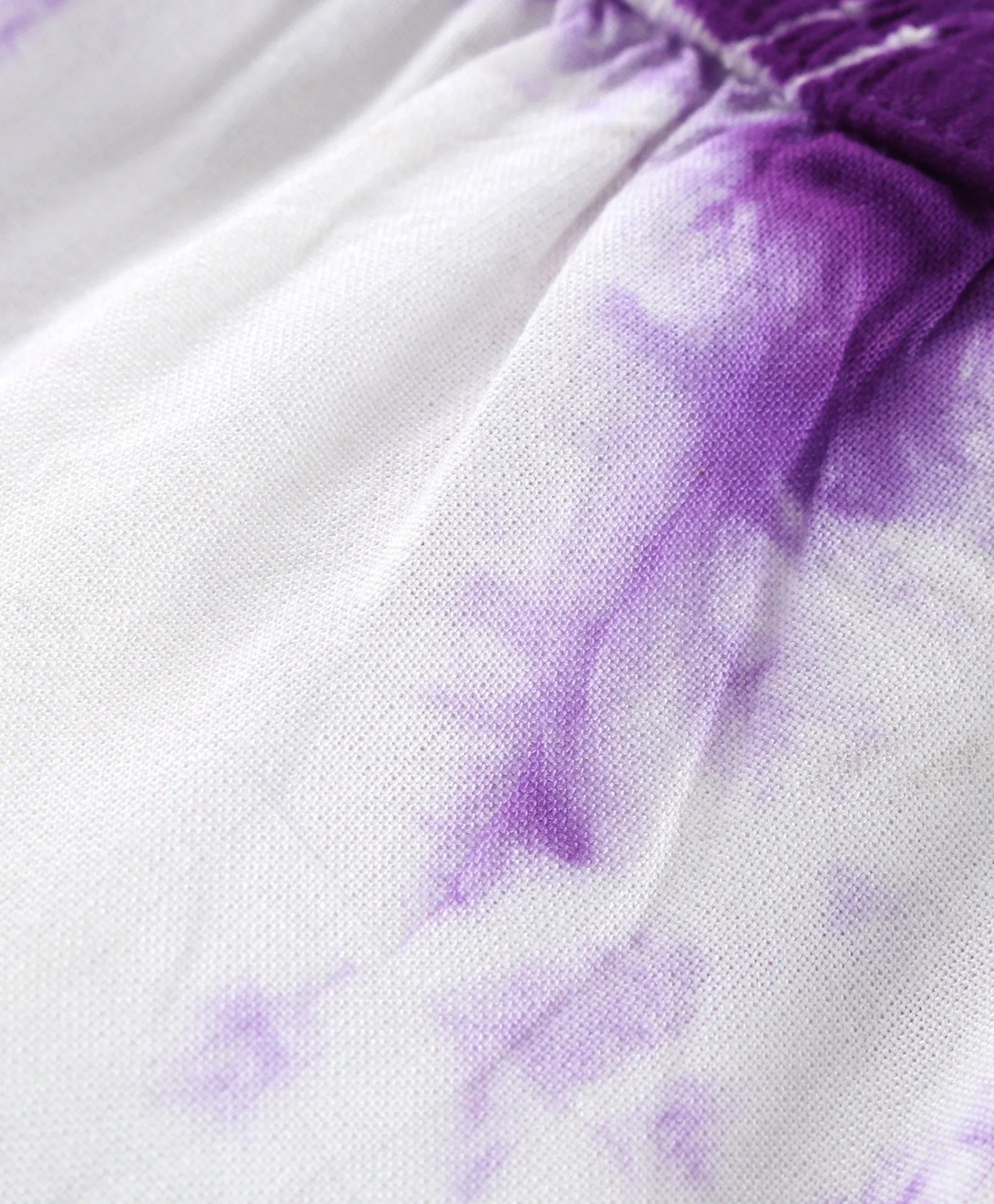 Girls Tie & Dye Shorts with Pompom