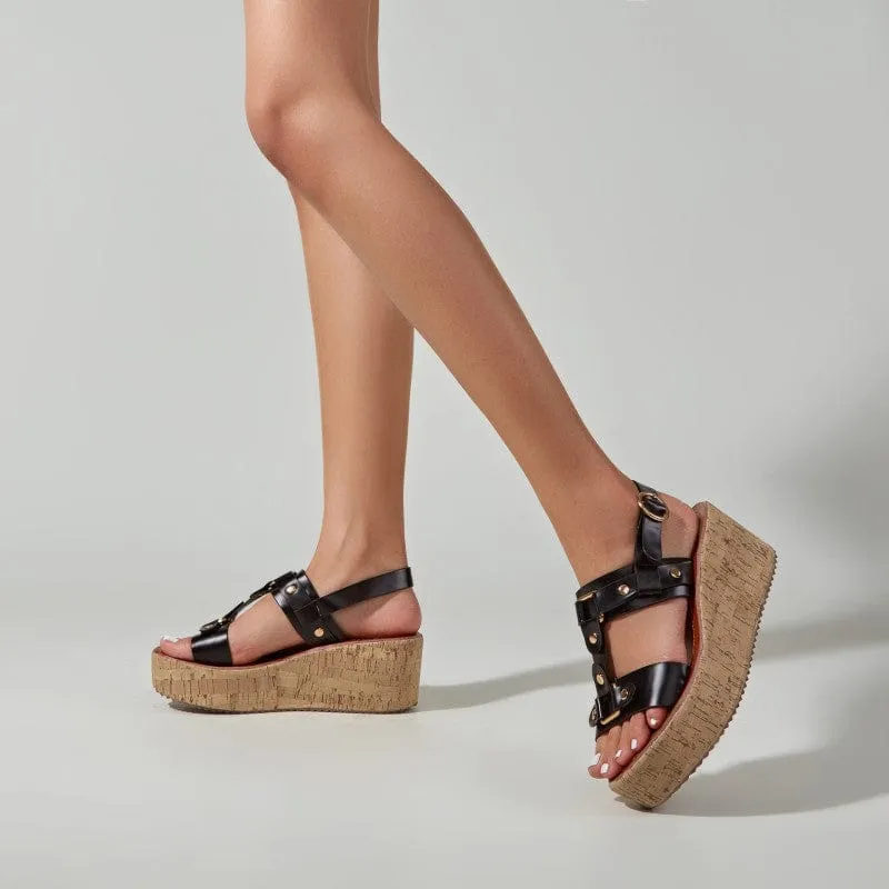 Gladiator	Wedge Sandals
