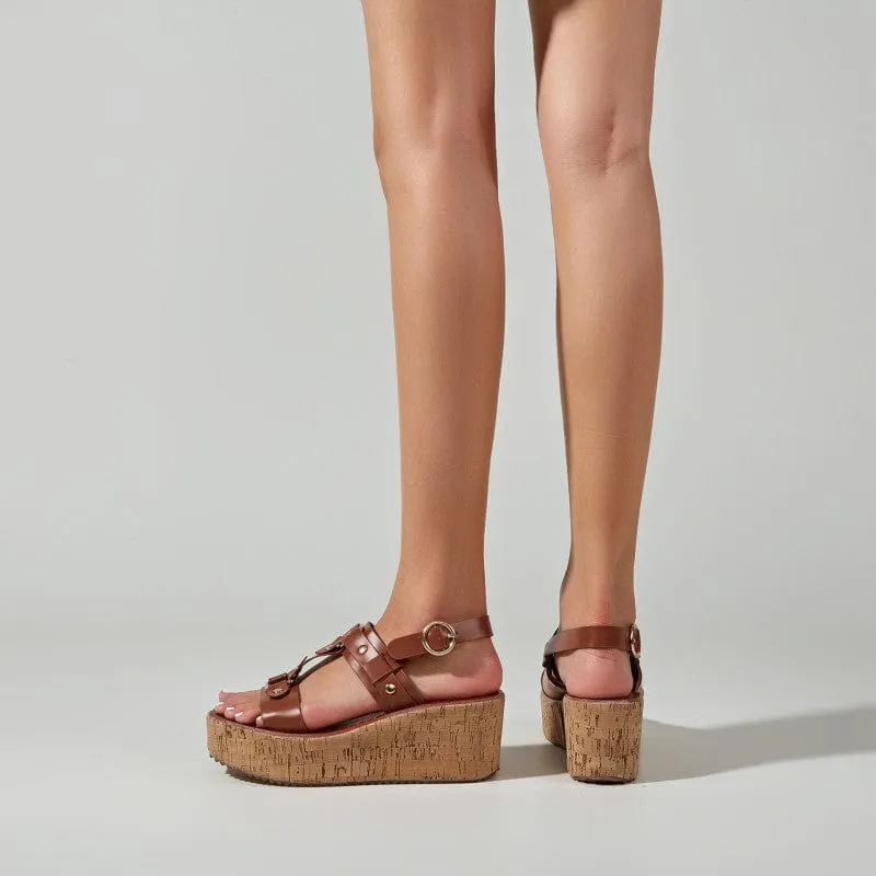 Gladiator	Wedge Sandals