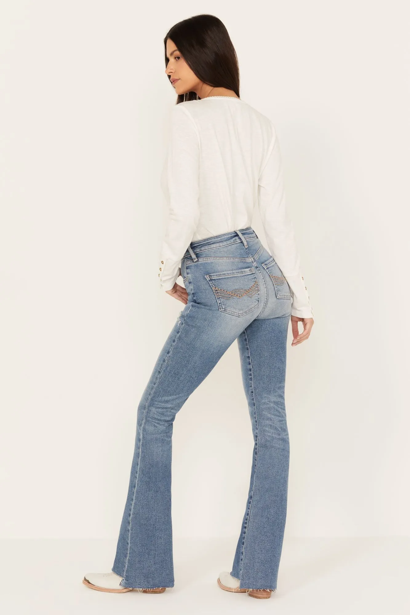 Glenrose Vintage Gypsy High Rise Bootcut Jeans