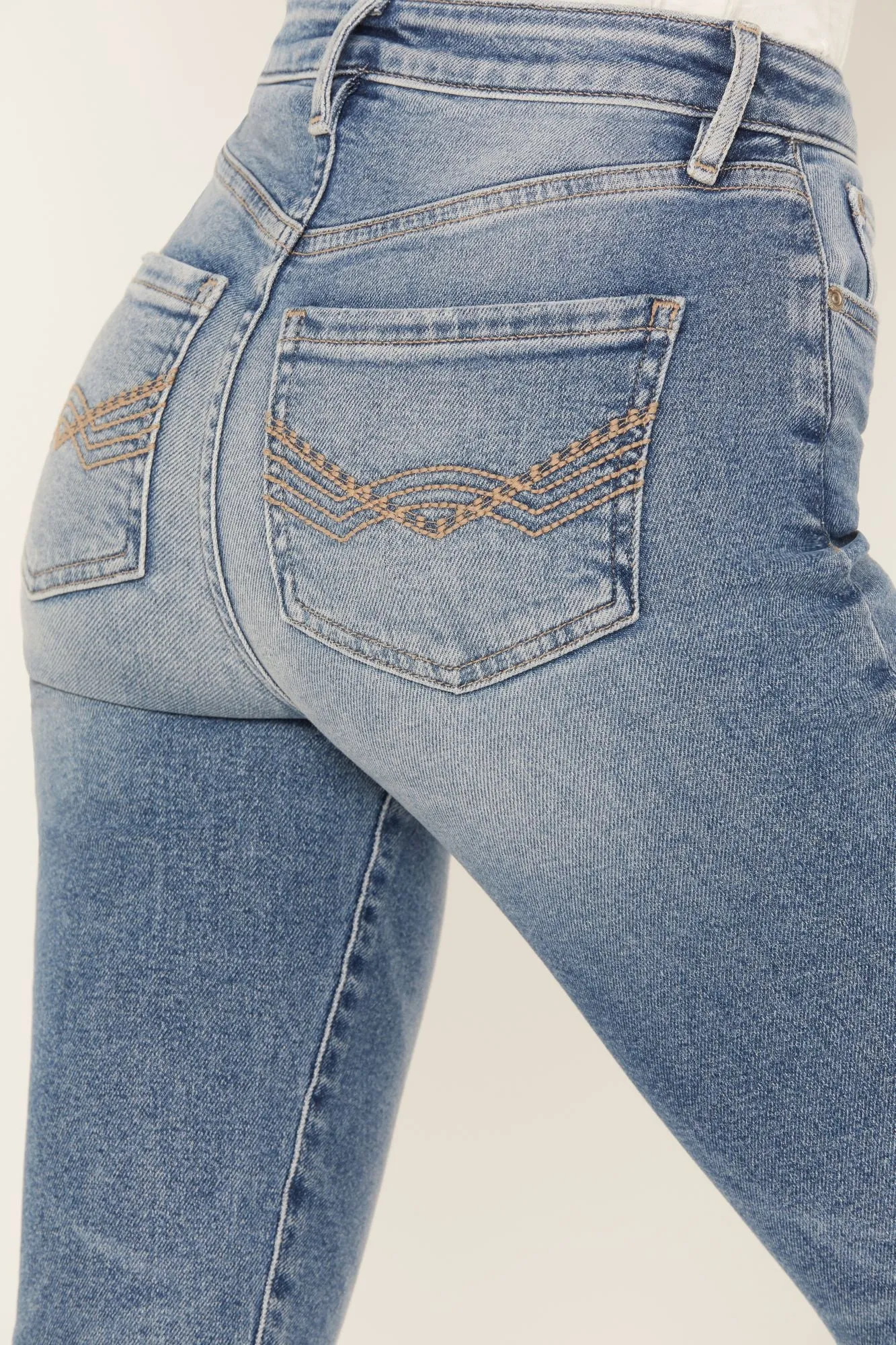 Glenrose Vintage Gypsy High Rise Bootcut Jeans