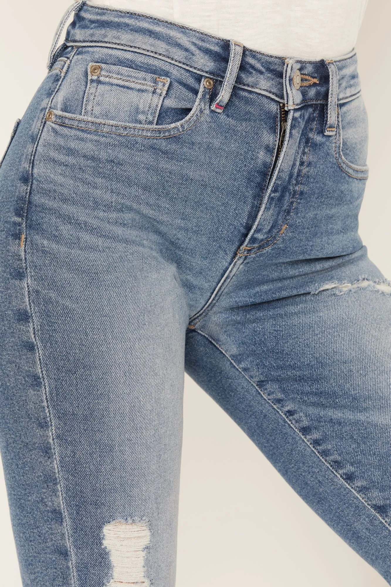 Glenrose Vintage Gypsy High Rise Bootcut Jeans