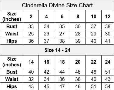 Glitter Corset Mermaid Dress by Cinderella Divine OC007