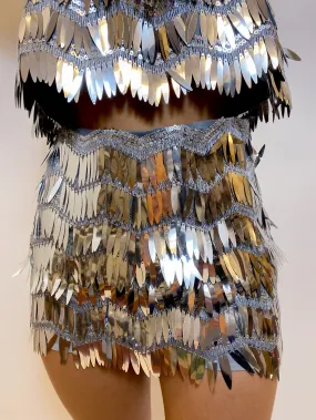 Glitz Tassel Sequin Skort