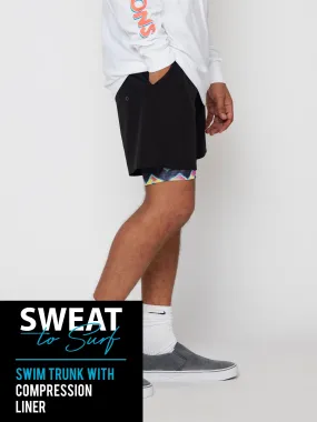 Glo Palm Hybrid Compression Pool Shorts