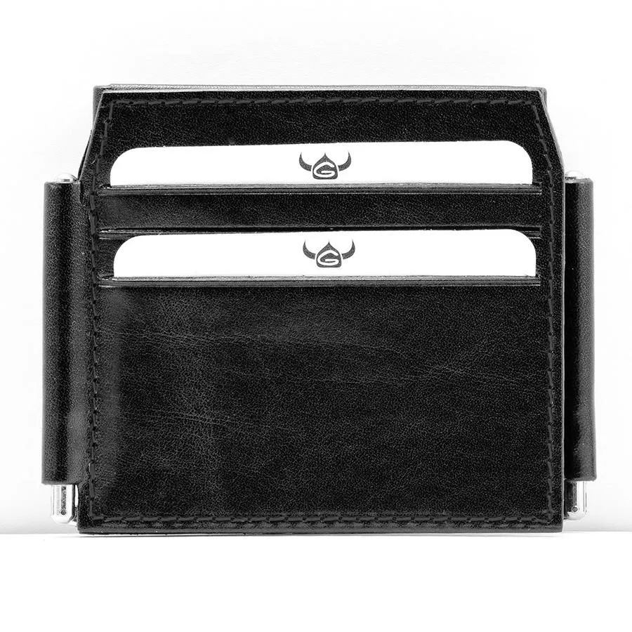 Golden Head Colorado RFID 4 CC Double Money Clip Billfold Leather Wallet