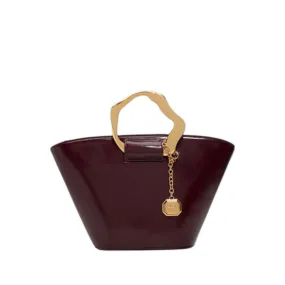 GOLDENVIEW SATCHEL - BORDO