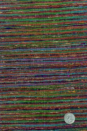 Gold/Multicolor Metallic Silk Tweed 74 Fabric