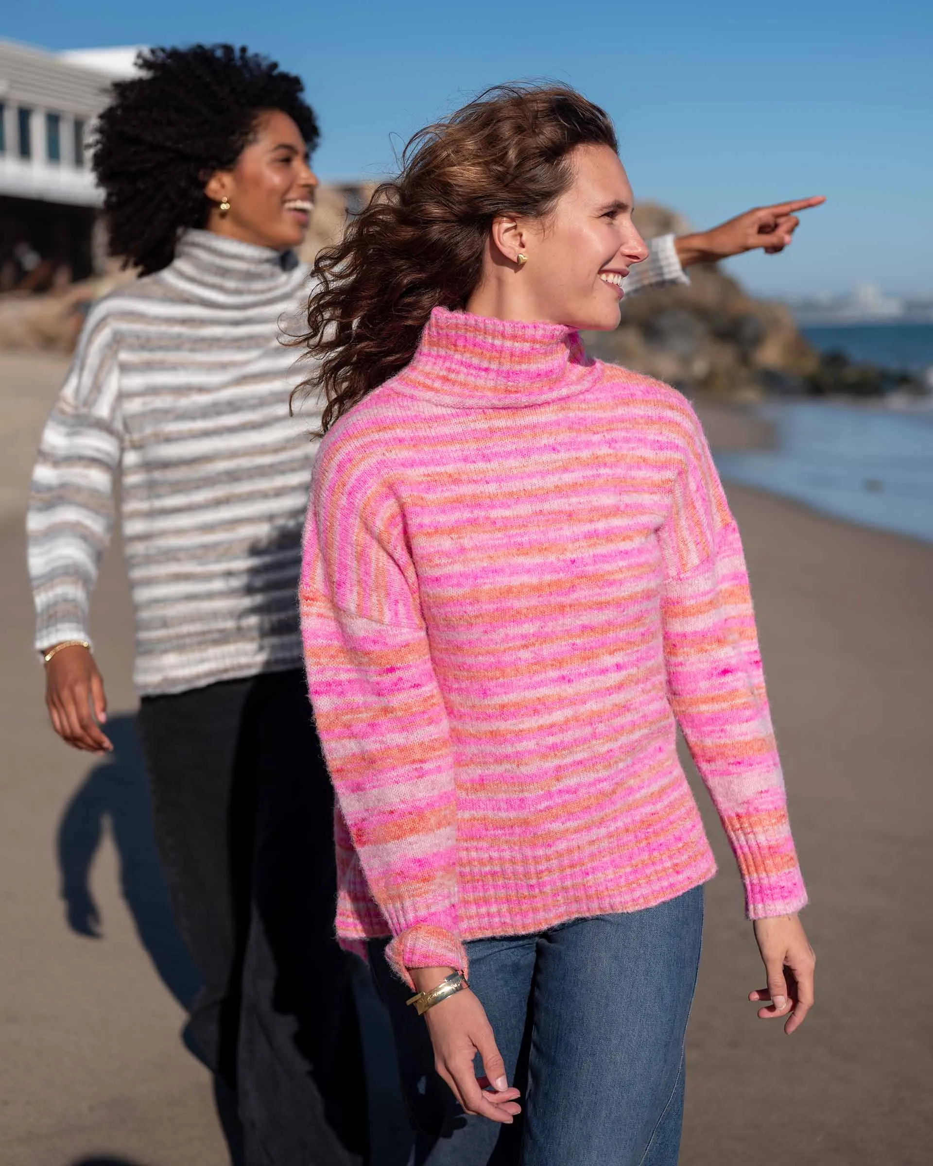 Good Vibrations Turtleneck Sweater