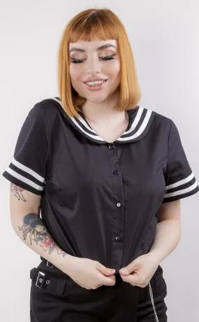 Goth Sailor Creep Blouse