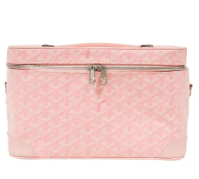 Goyard Pink Muse Vanity Case Trunk Crossbody Bag Purse