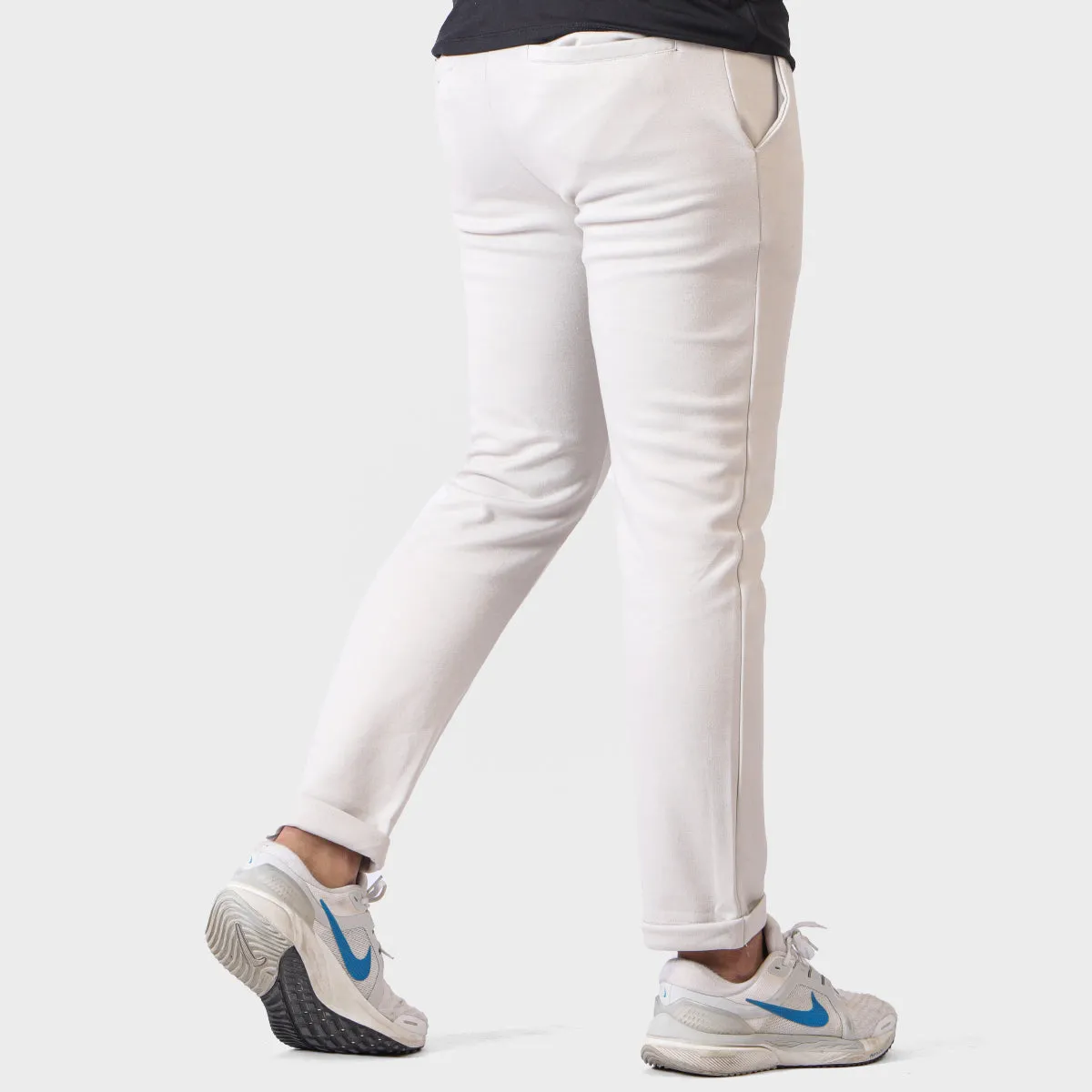 GR - Men 'White' Basic Comfort Fit Jogger Trouser GR953