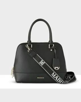 Grace Medium Dome Satchel Bag   Monogram Stripe Bag Strap