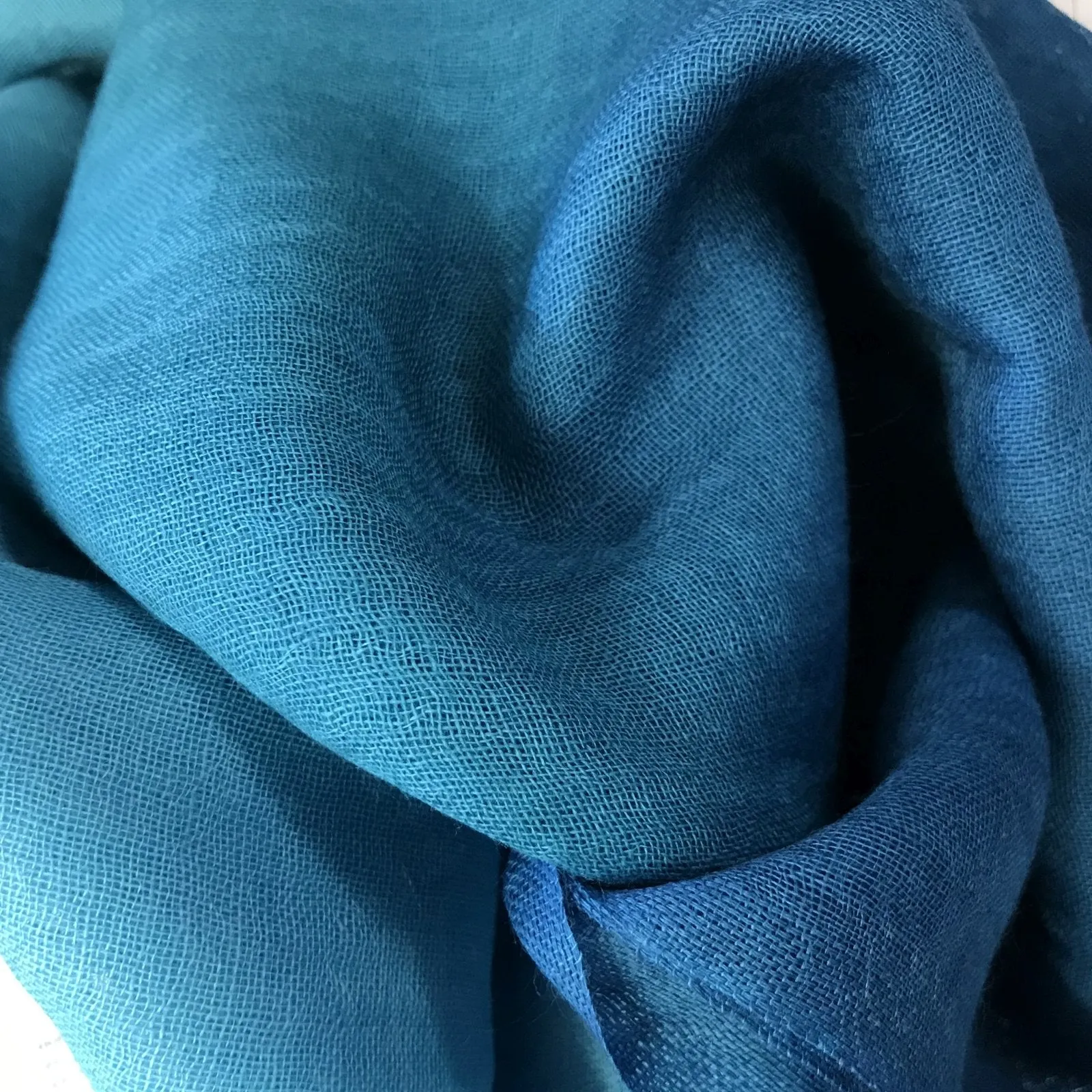 Graduated Colours - Fine Wool Scarf