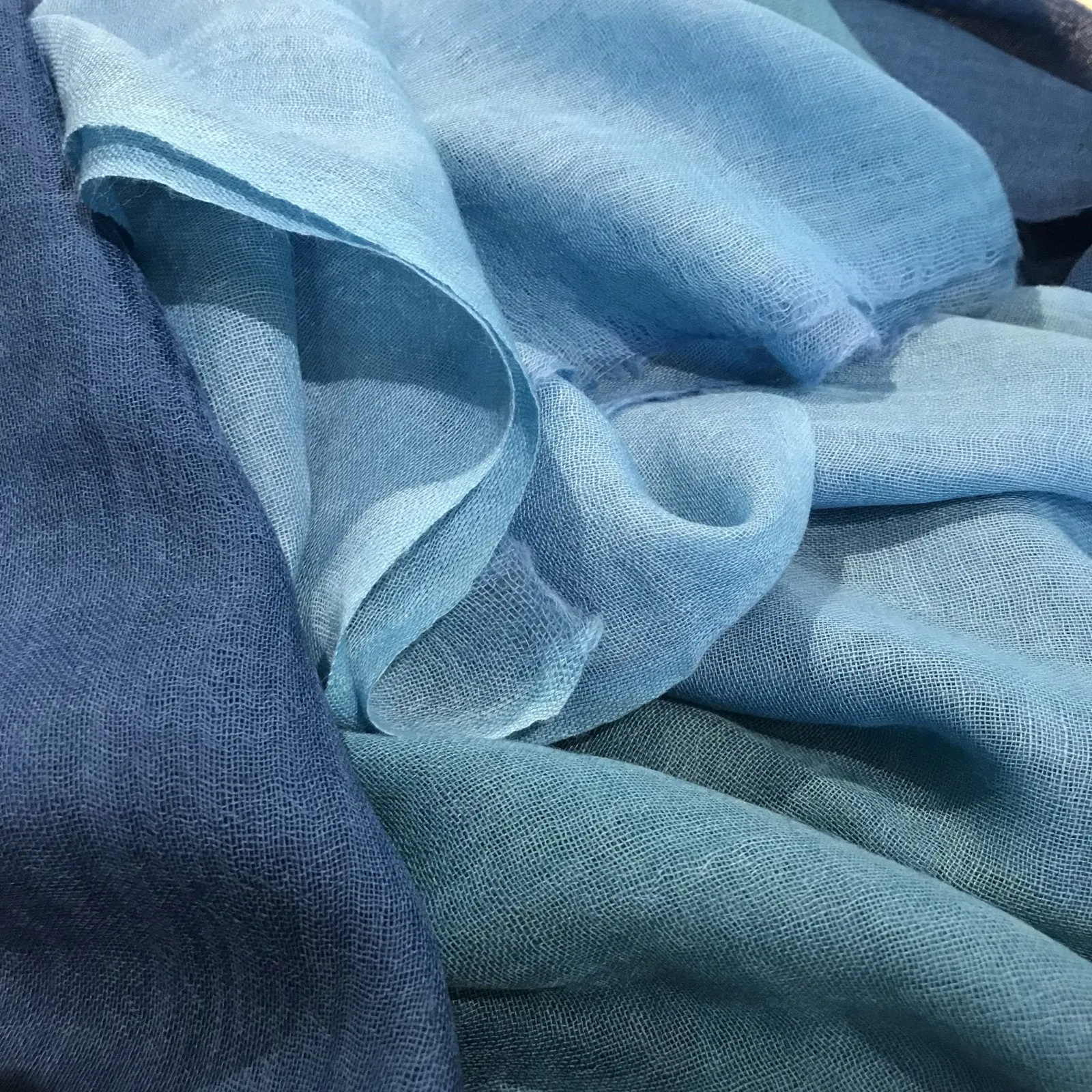 Graduated Colours - Fine Wool Scarf
