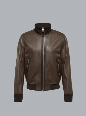 Grain Leather Brown
