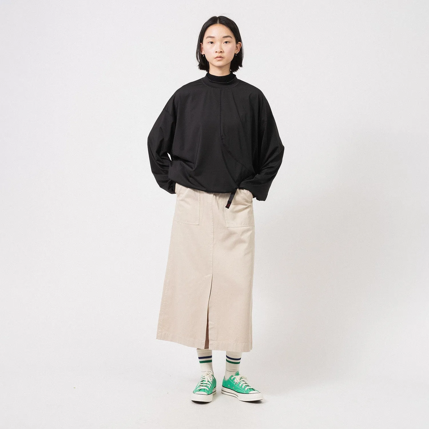 [GRAMICCI] LONG BAKER SKIRT _ US CHINO