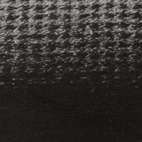 Gray-Black Famous Designer Houndstooth Border Wool Sweater Knit Fabric