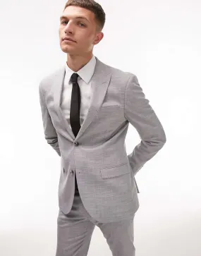 Gray Topman Slim Jacket