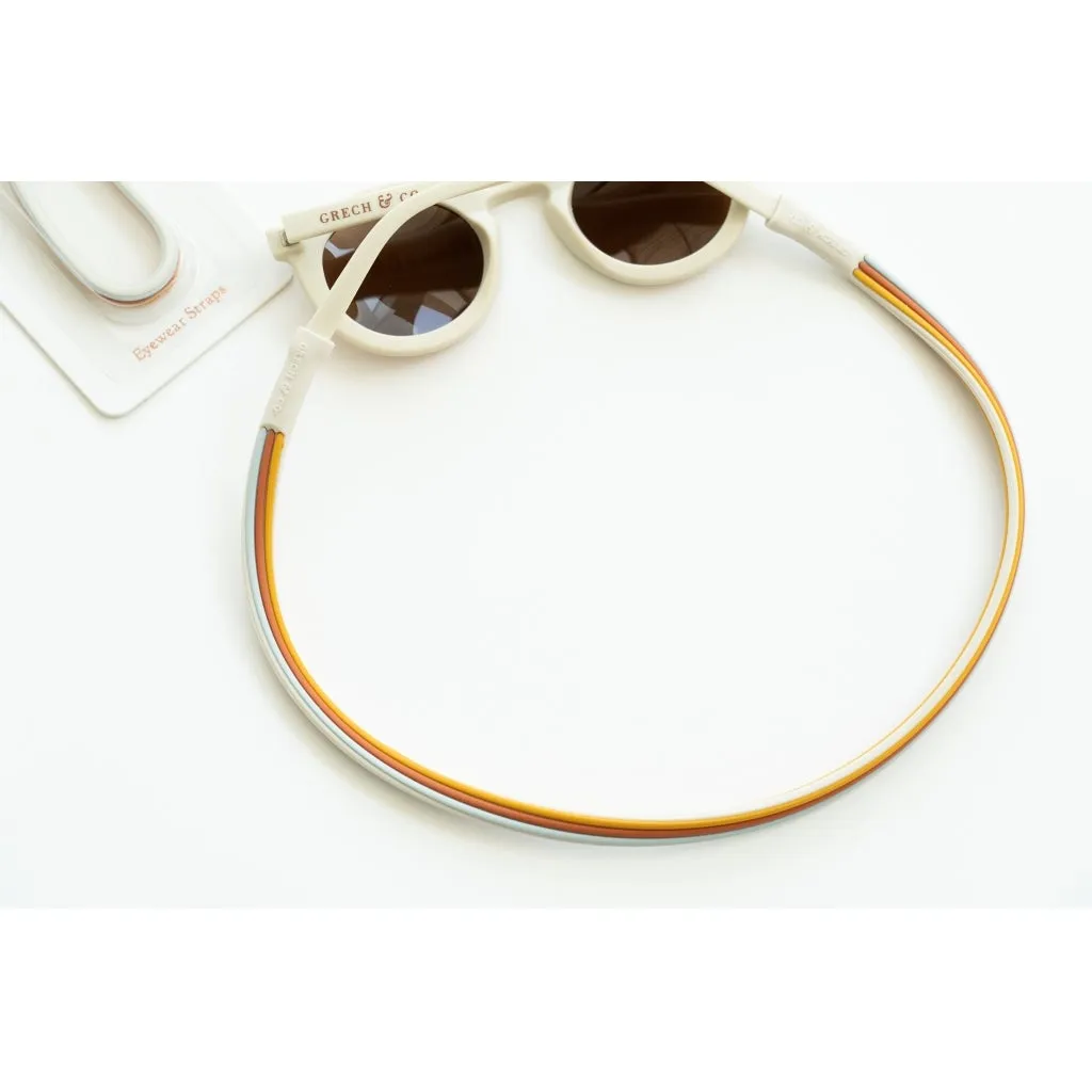 Grech & Co Sunglasses Strap | Golden/Rust/Light Blue