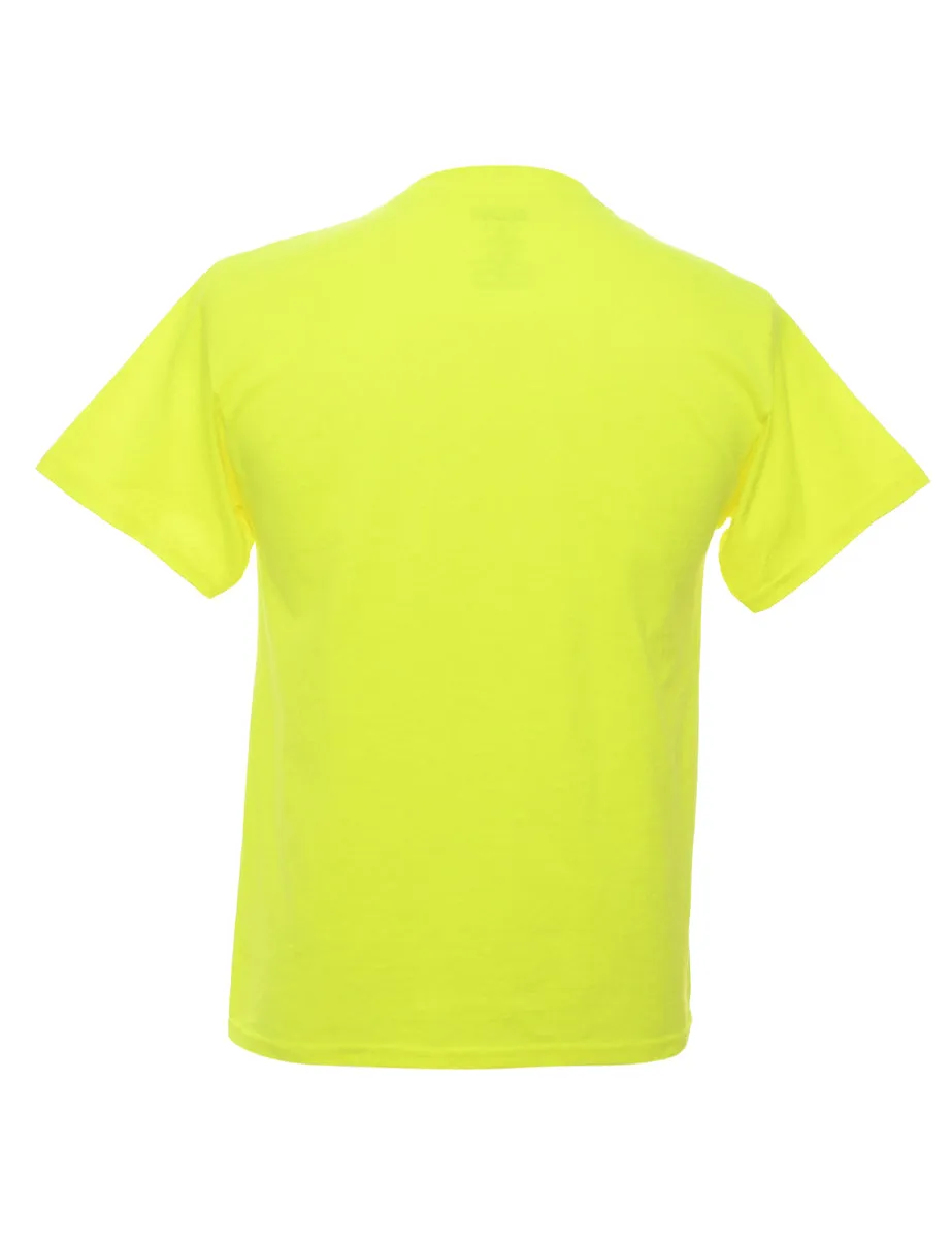 Green Plain T-shirt - L
