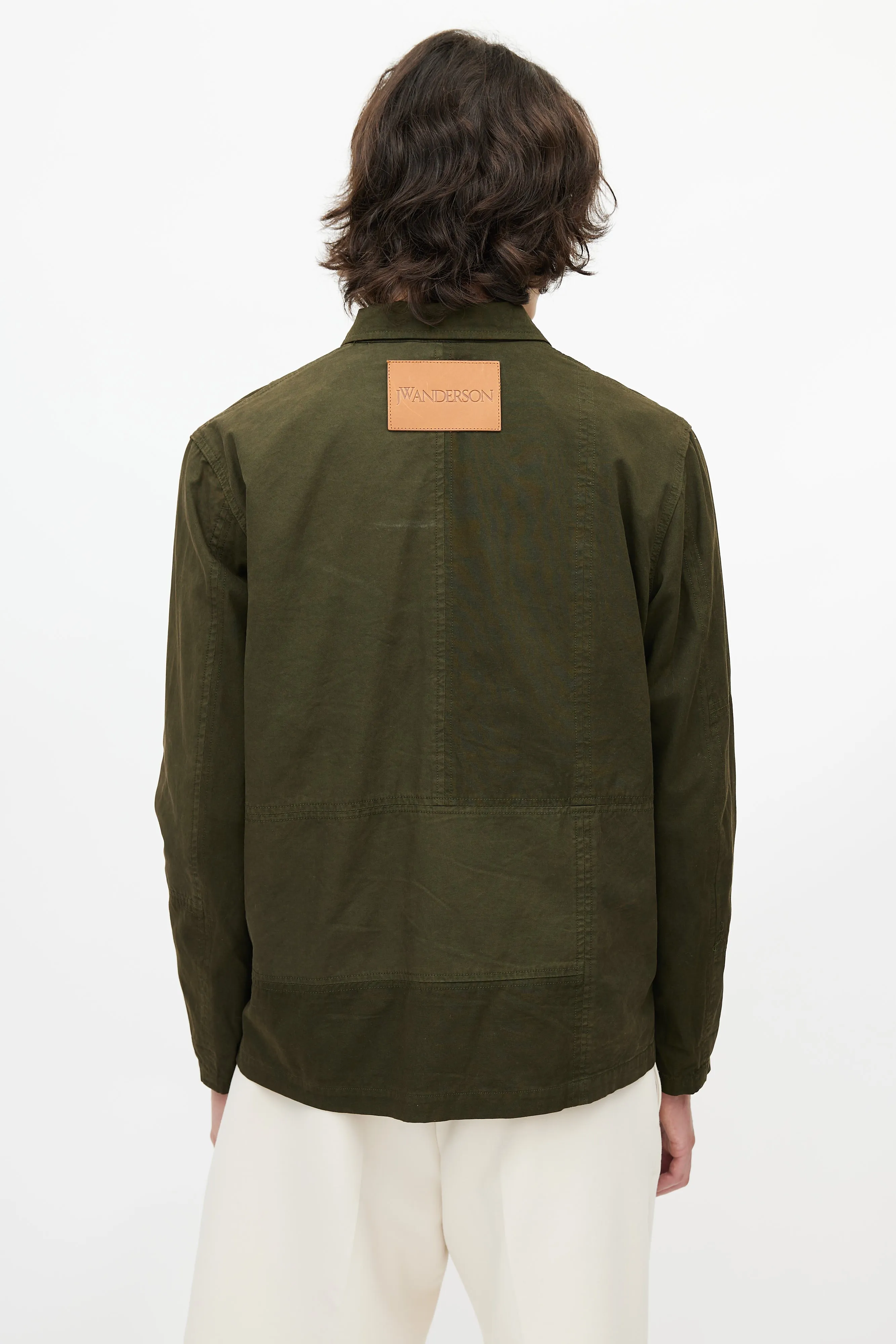 Green Utility Toggle Jacket