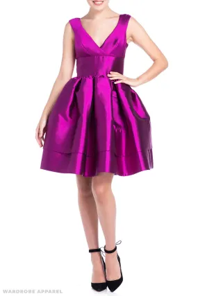 GRETA CONSTANTINE - Silk Cocktail Dress