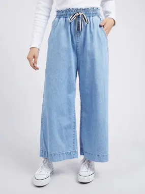 Greta Wide Leg Pant Blue