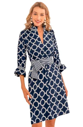 Gretchen Scott | Outta Sight Tunic Dress | Women's | Navy Dip & Dot