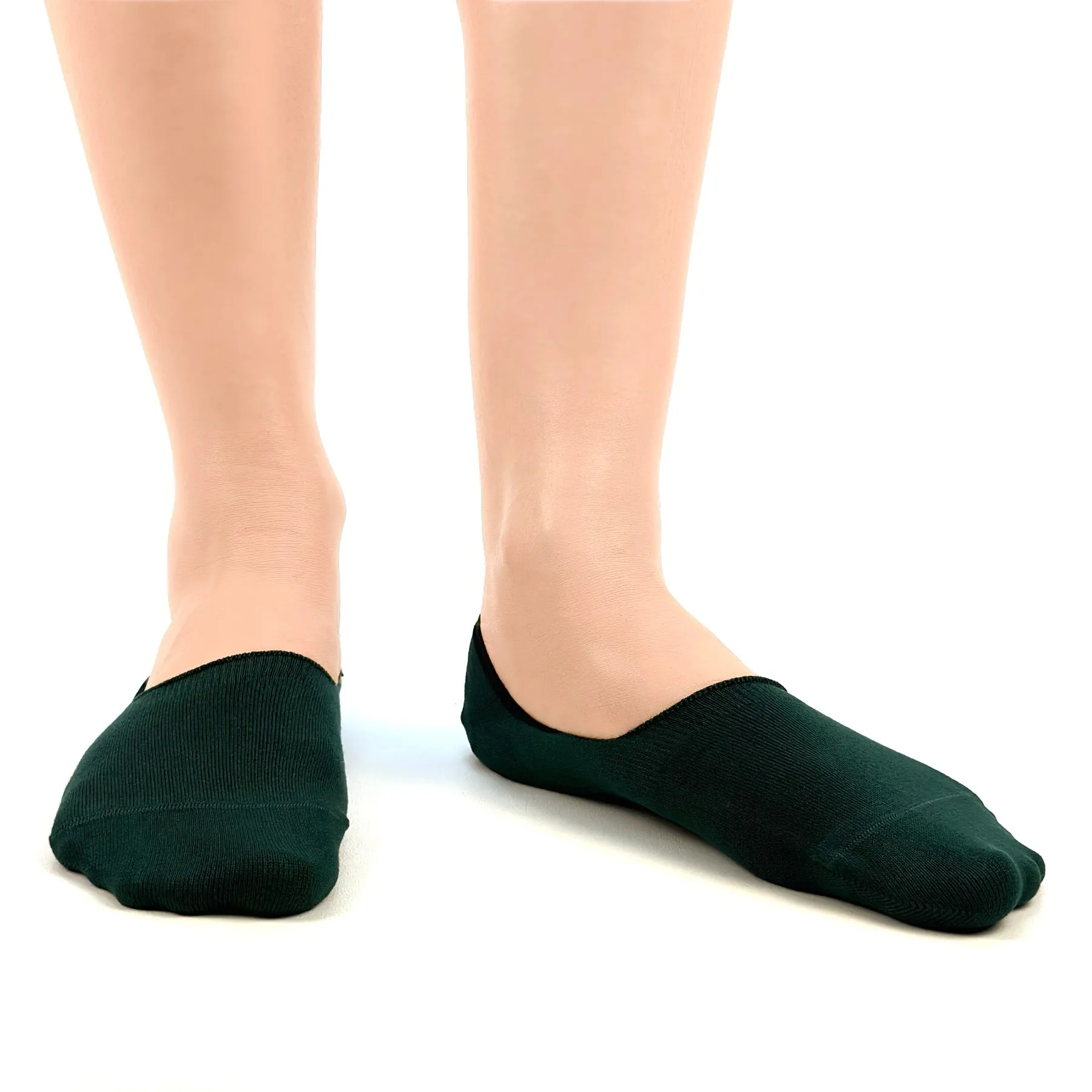 Grey Bamboo No-Show Socks