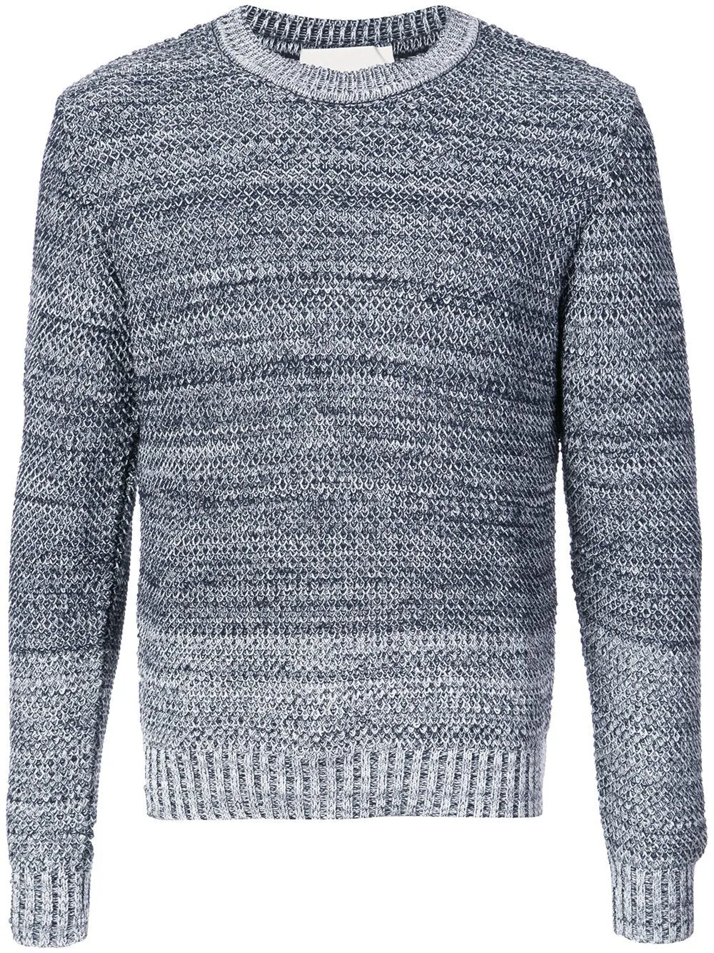 Grey Melange Knitted Sweater