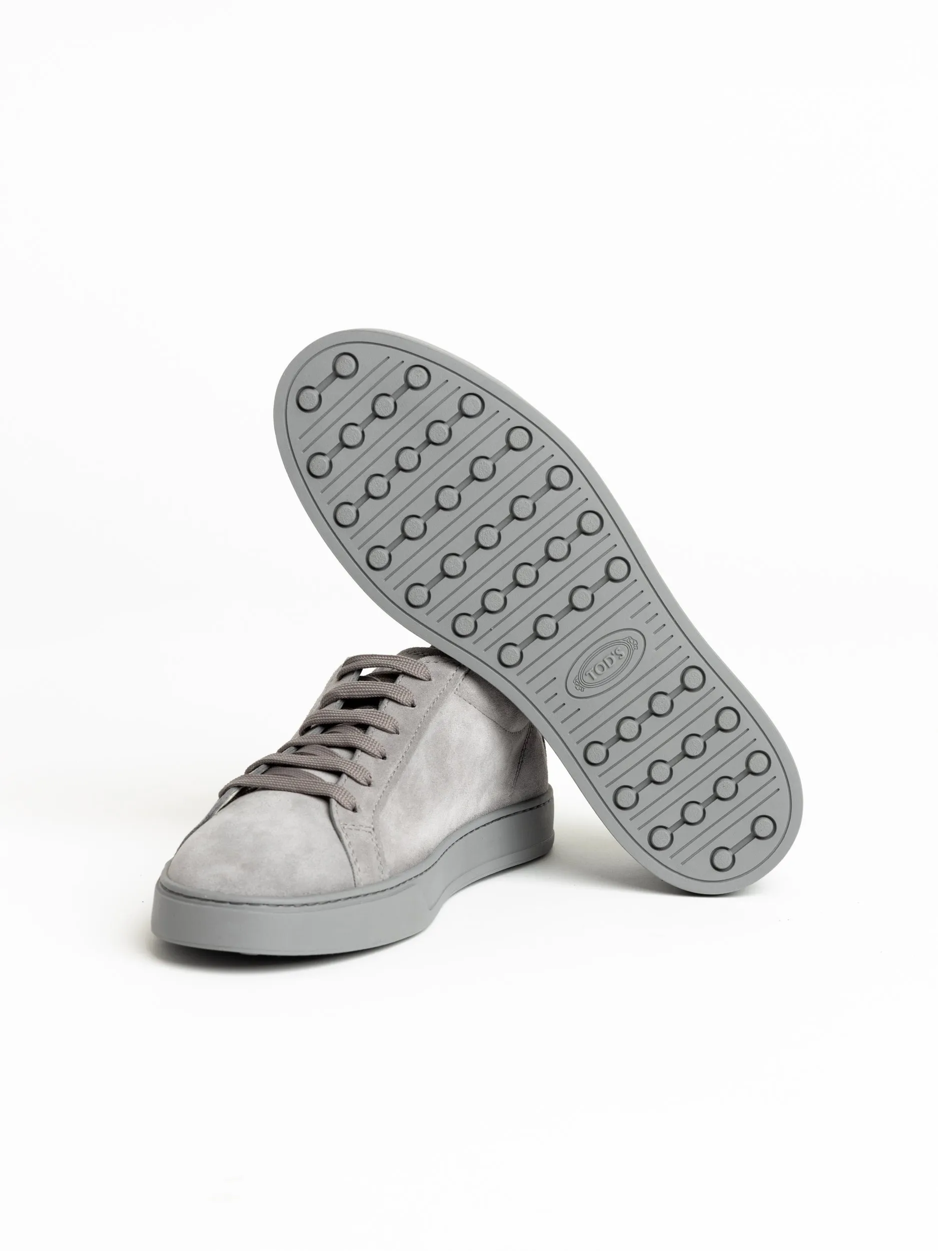 Grey Suede Sneakers