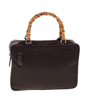 Gucci Bamboo Top Handle Bag Brown