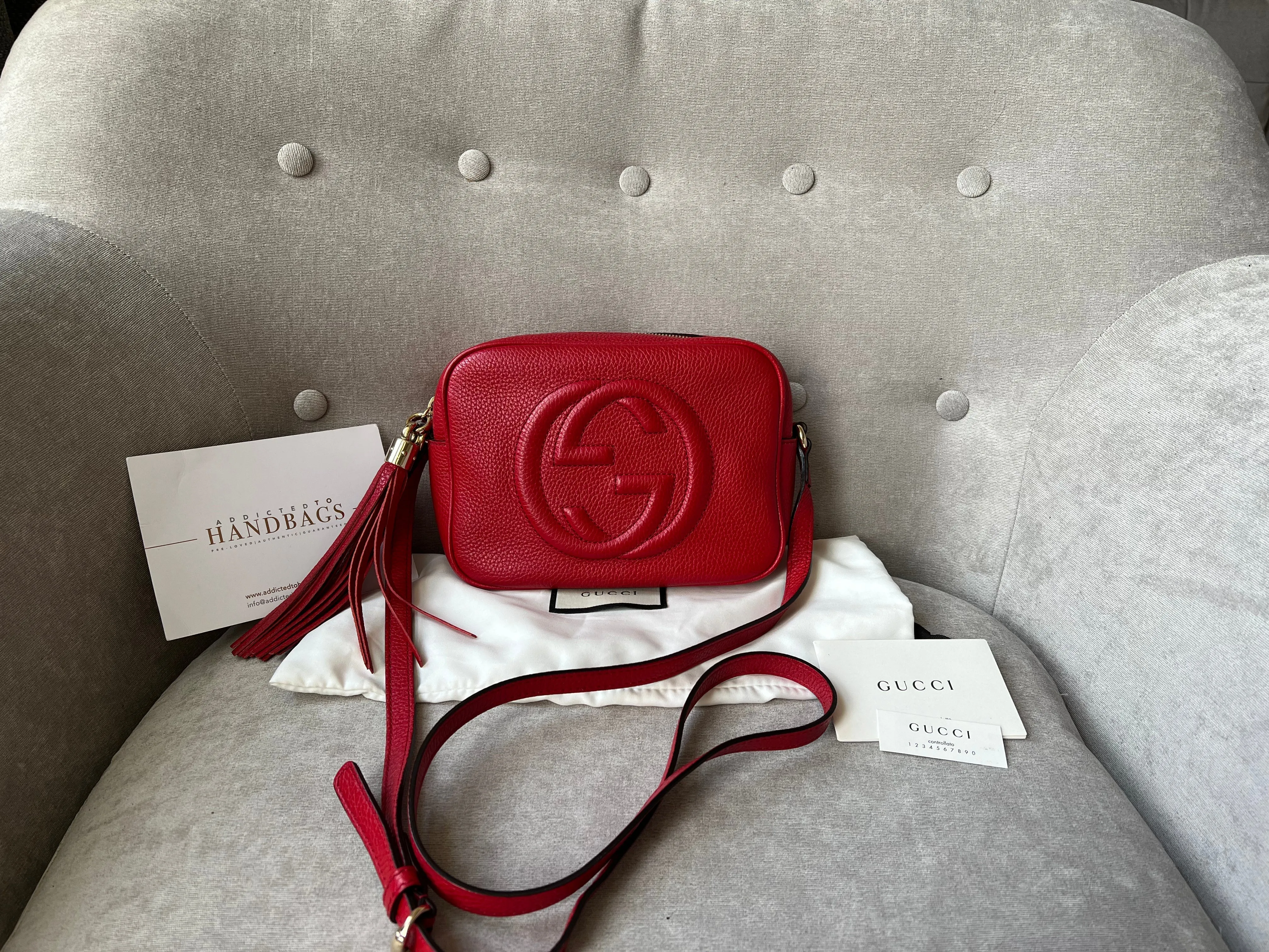 Gucci Red Soho Disco (RRP £1050)
