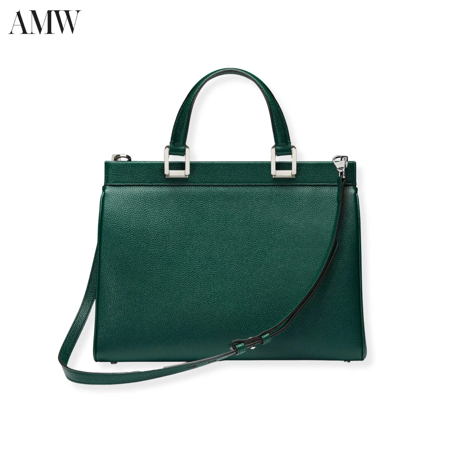 GUCCI Zumi Grainy Leather Medium Top Handle Bag