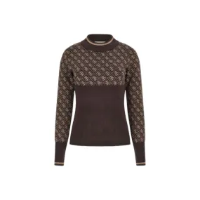 Guess Brown Viscose Sweater