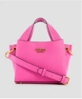Guess Zed Pebbled Women's Crossbodies and Satchels Mini Handbags-Fuchsia VB868376