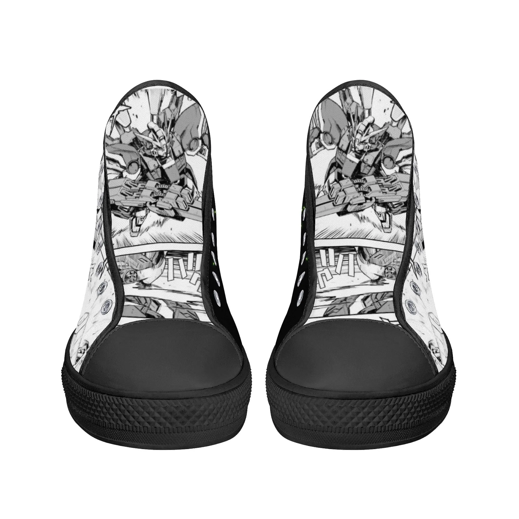 GW Anime Mens High Top Canvas Shoes