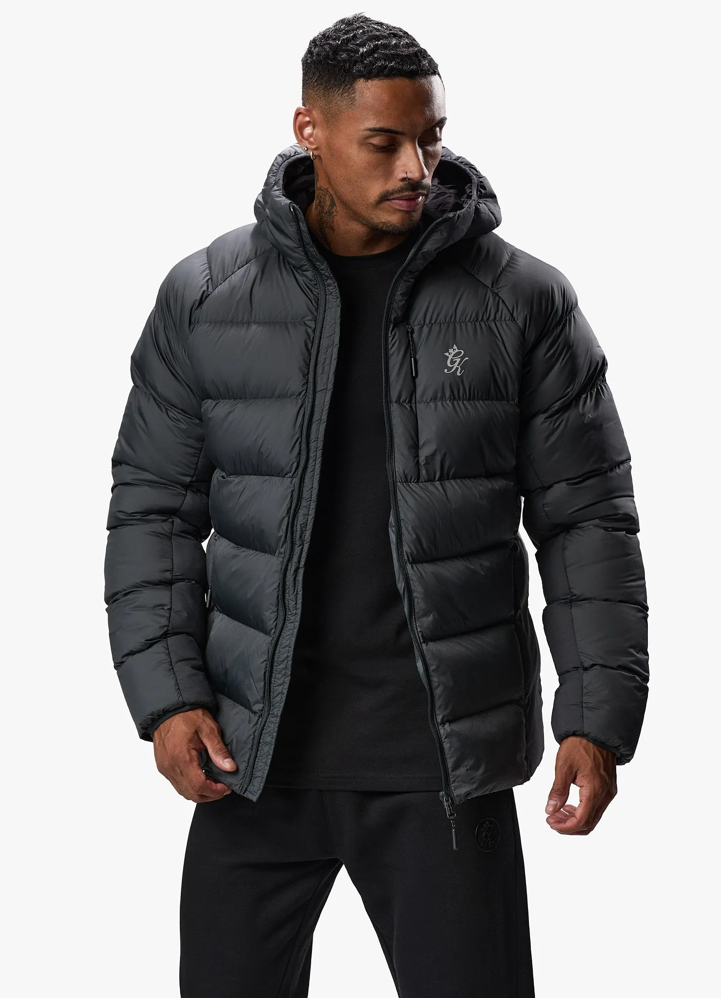 Gym King Limit Puffer Jacket - Grey