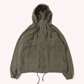 Gypsy & Sons Khaki Himalaya Sweatshirt Jacket