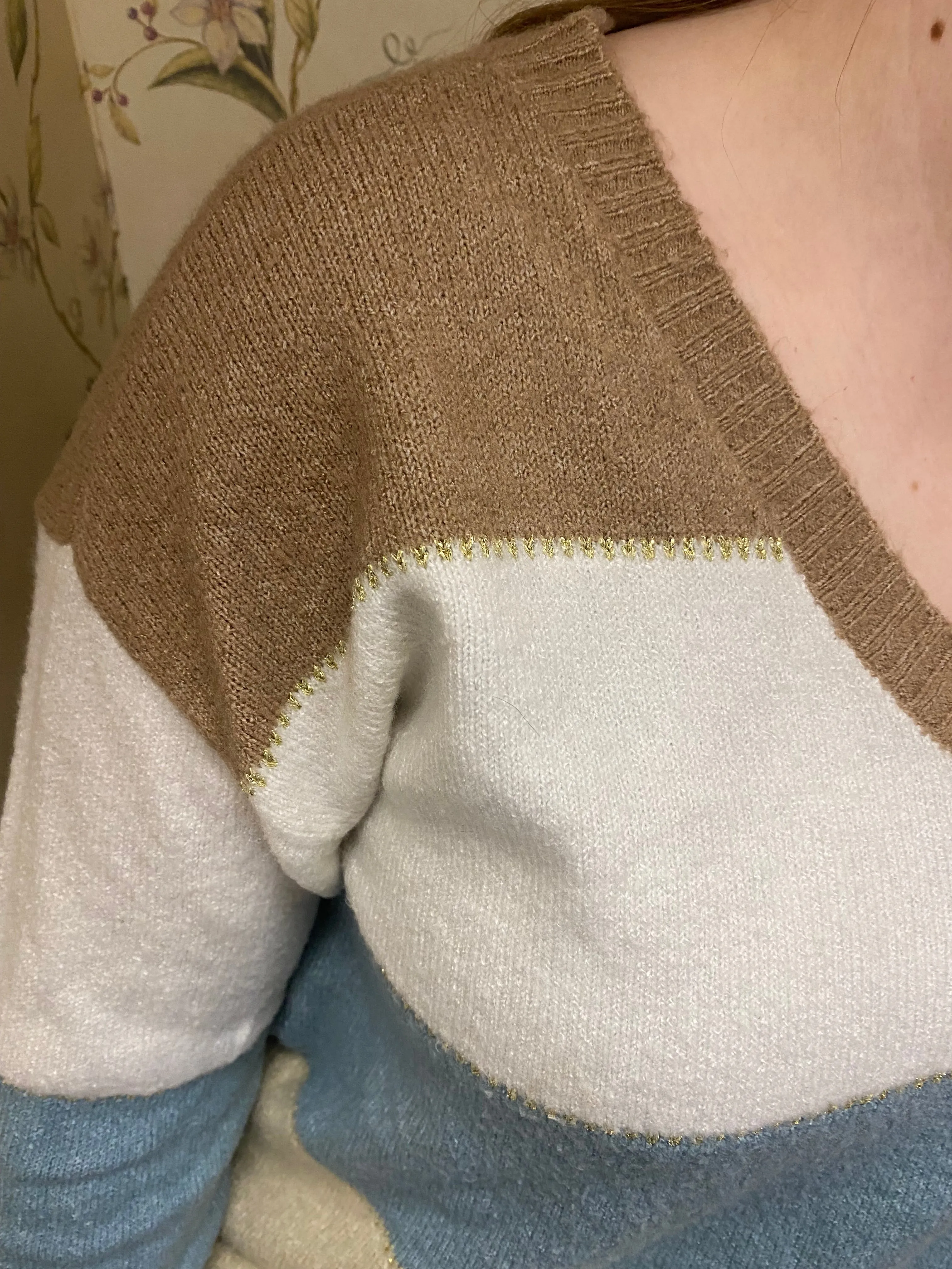 H Halston White Sweaters, L
