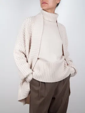 Hand knit Bobble stitch Cashmere Cardigan